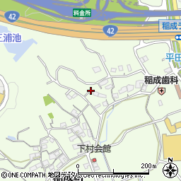 和歌山県田辺市稲成町2883周辺の地図