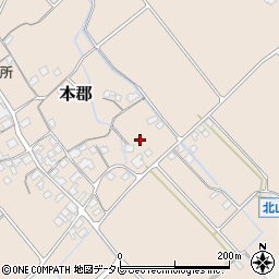 愛媛県伊予市本郡145周辺の地図