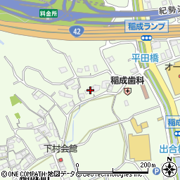 和歌山県田辺市稲成町2868周辺の地図