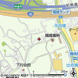 和歌山県田辺市稲成町2866周辺の地図