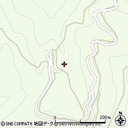 高知県香美市物部町市宇92周辺の地図