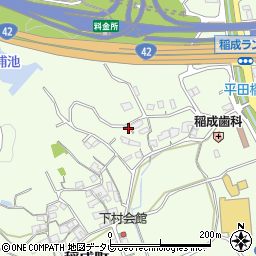 和歌山県田辺市稲成町2889周辺の地図