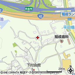 和歌山県田辺市稲成町2874周辺の地図