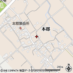 愛媛県伊予市本郡441周辺の地図