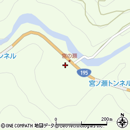 高知県香美市物部町市宇372周辺の地図