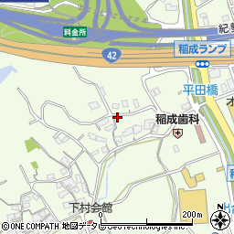 和歌山県田辺市稲成町2873周辺の地図