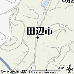 和歌山県田辺市中万呂334周辺の地図