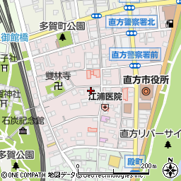 福岡県直方市殿町周辺の地図