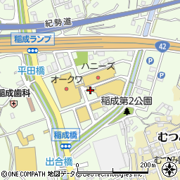 和歌山県田辺市稲成町3229周辺の地図