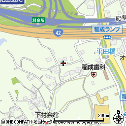 和歌山県田辺市稲成町2895周辺の地図
