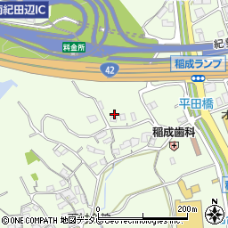 和歌山県田辺市稲成町2894周辺の地図