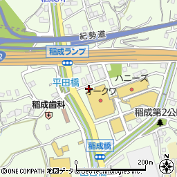 和歌山県田辺市稲成町3158周辺の地図