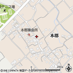 愛媛県伊予市本郡420周辺の地図