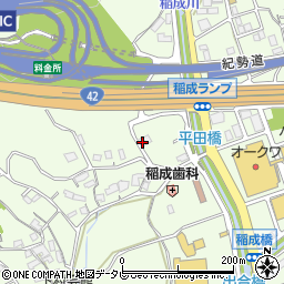 和歌山県田辺市稲成町2839周辺の地図