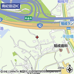 和歌山県田辺市稲成町2902周辺の地図