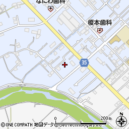 和歌山県田辺市秋津町163-7周辺の地図