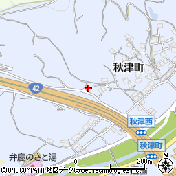 和歌山県田辺市秋津町939-5周辺の地図