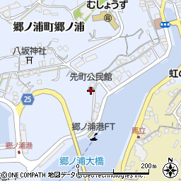 先町公民館周辺の地図