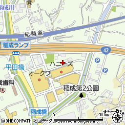 和歌山県田辺市稲成町3212周辺の地図