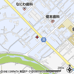 和歌山県田辺市秋津町162-7周辺の地図