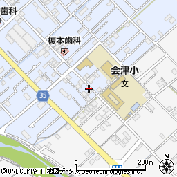 和歌山県田辺市秋津町205-7周辺の地図