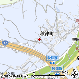 和歌山県田辺市秋津町976-3周辺の地図
