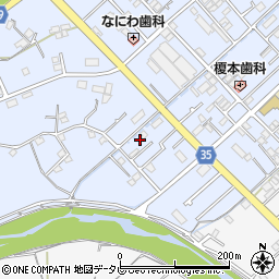 和歌山県田辺市秋津町166-1周辺の地図