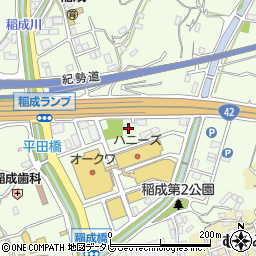 和歌山県田辺市稲成町970周辺の地図
