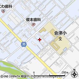 和歌山県田辺市秋津町203-7周辺の地図