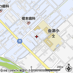 和歌山県田辺市秋津町205-6周辺の地図