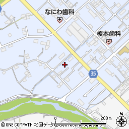 和歌山県田辺市秋津町166-12周辺の地図