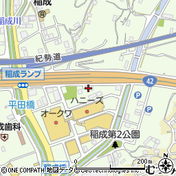 和歌山県田辺市稲成町3200周辺の地図