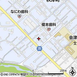 和歌山県田辺市秋津町195-1周辺の地図