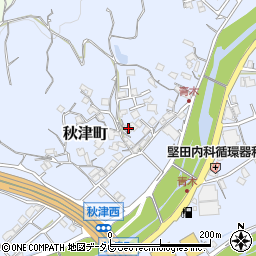 和歌山県田辺市秋津町1146周辺の地図