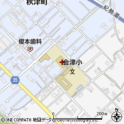 和歌山県田辺市秋津町206-1周辺の地図