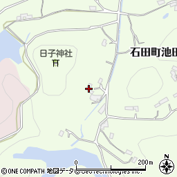 長崎県壱岐市石田町池田仲触1211周辺の地図