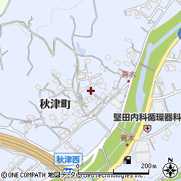 和歌山県田辺市秋津町1141-13周辺の地図