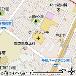 ケーズデンキ古賀店周辺の地図