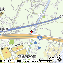 和歌山県田辺市稲成町982周辺の地図