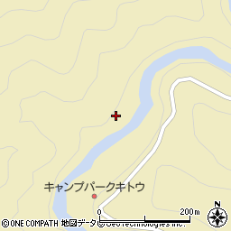 徳島県那賀郡那賀町木頭折宇権田周辺の地図