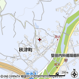 和歌山県田辺市秋津町1141-15周辺の地図