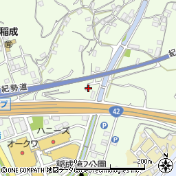 和歌山県田辺市稲成町980周辺の地図