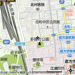 平尾京染店周辺の地図