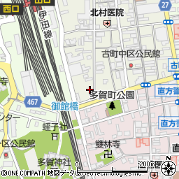 福岡県直方市古町15-25周辺の地図