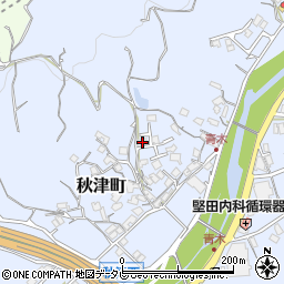 和歌山県田辺市秋津町1141-10周辺の地図