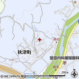 和歌山県田辺市秋津町1141-1周辺の地図
