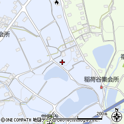 愛媛県伊予市稲荷周辺の地図