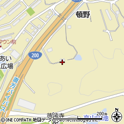 福岡県直方市頓野2528周辺の地図