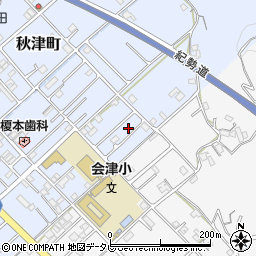 和歌山県田辺市秋津町261-14周辺の地図