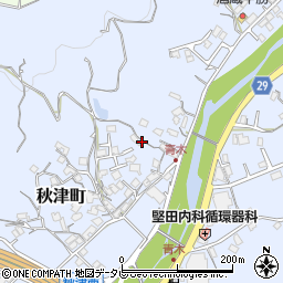 和歌山県田辺市秋津町1167-1周辺の地図